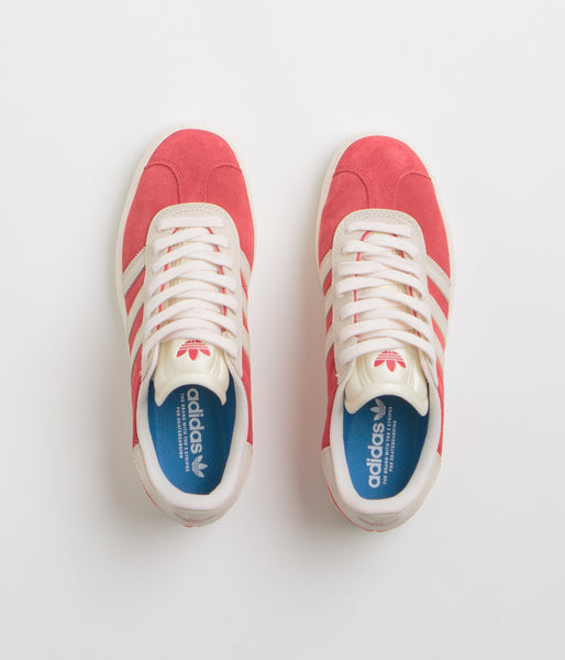 Adidas Gazelle ADV Shoes - Better Scarlet / Chalk White / Gold Metalli