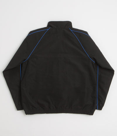 Adidas Gazelle Premiere Track Jacket in Black and White / Team Royal Blue
