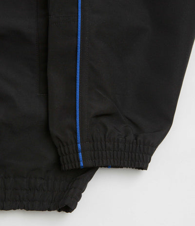 Adidas Gazelle Premiere Track Jacket in Black and White / Team Royal Blue