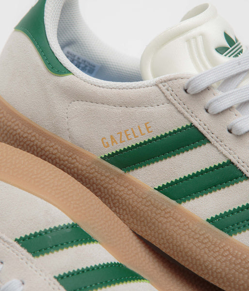 Adidas Gazelle ADV Shoes - Crystal White / Crystal White / Gum4