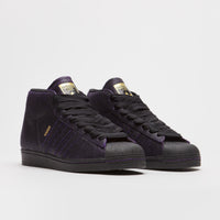 Adidas Kader Pro Model ADV Shoes - Core Black / Core Black / Dark Purple thumbnail