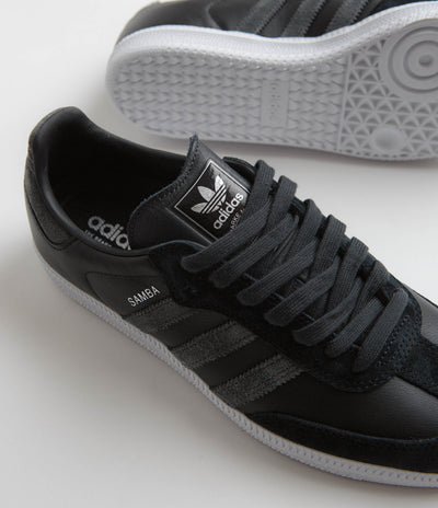 Adidas Samba ADV Shoes - Core Black / Carbon / Silver Metallic