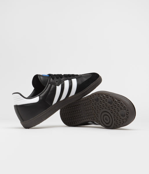 Adidas Samba Adv Shoes - Core Black / FTWR White / Gold Metallic | Flatspot Adidas Samba Adv Shoes - Core Black / FTWR White / Gold Metallic | Flatspot