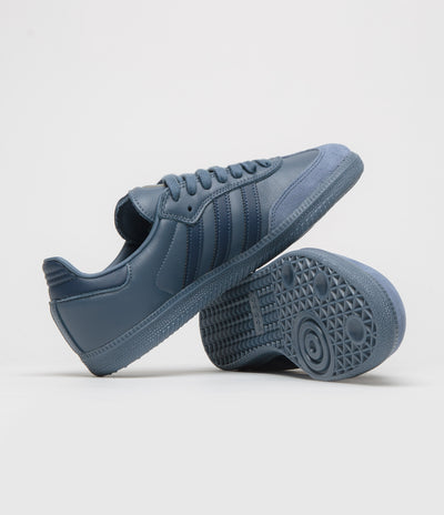 Adidas Samba ADV Shoes in Preloved Ink and Preloved Ink / Gold Metallic