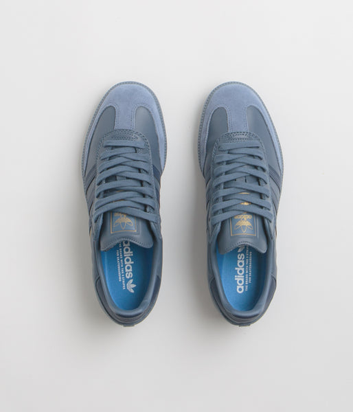 Adidas Samba ADV Shoes - Preloved Ink / Preloved Ink / Gold Metallic