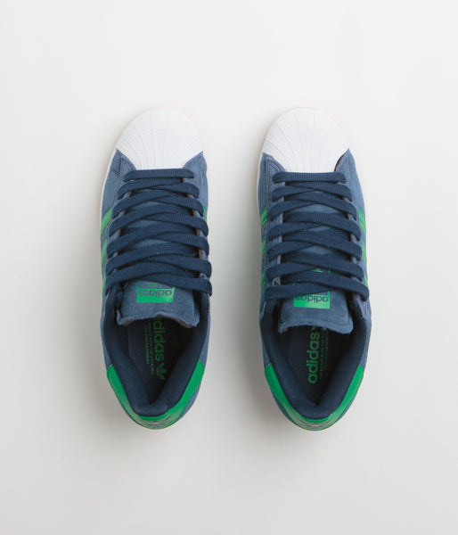 Adidas Superstar ADV Shoes - Collegiate Navy / Green / FTWR White