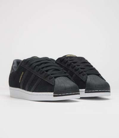 Adidas Superstar ADV Shoes in Core Black and Core Black / FTWR White