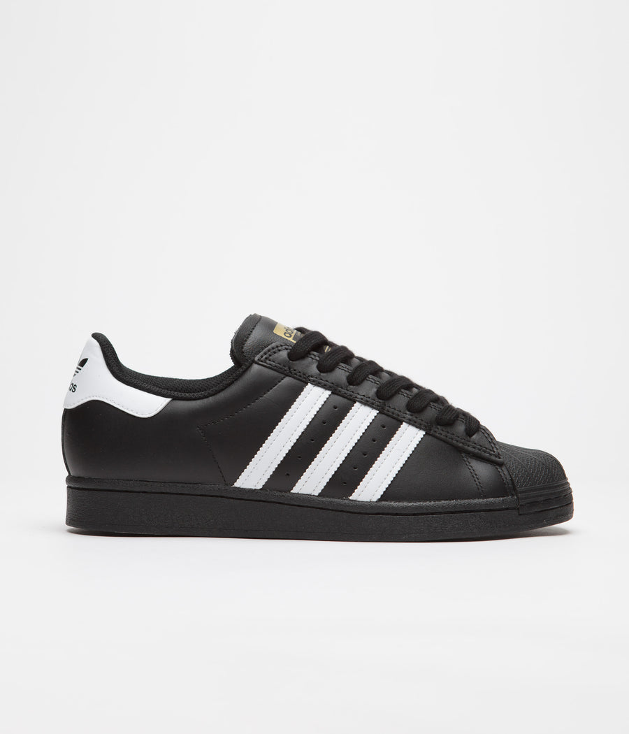 Adidas Superstar ADV Shoes in Core Black and FTWR White / FTWR White
