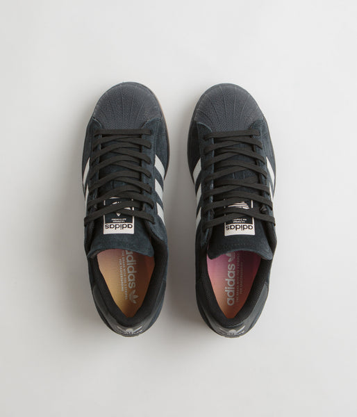 Adidas Superstar ADV Shoes - Core Black / Zero Metallic / Spark | Flatspot Adidas Superstar ADV Shoes - Core Black / Zero Metallic / Spark | Flatspot