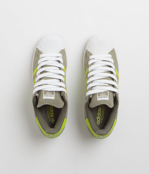 Adidas Superstar ADV Shoes - Olive Strata / Semi Solar Yellow / Gold M