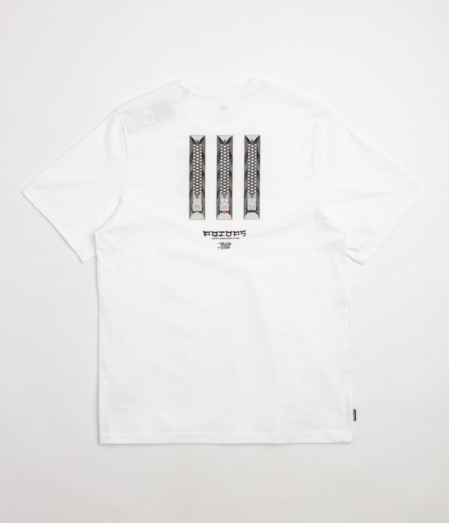 Adidas Temple Of Skate Curb T-Shirt - White