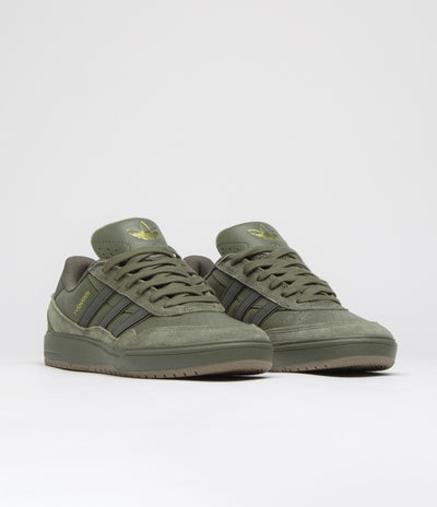 Adidas Tyshawn II Shoes - Olive Strata / Shadow Olive / Gum5