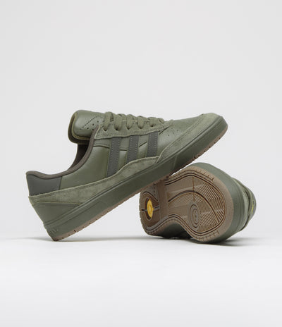 Adidas Tyshawn II Shoes - Olive Strata / Shadow Olive / Gum5