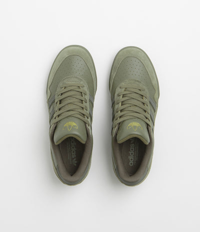 Adidas Tyshawn II Shoes - Olive Strata / Shadow Olive / Gum5