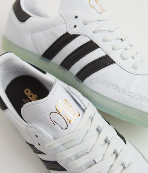 Adidas x Dill Samba Shoes - FTWR White / Core Black / Gold Metallic | Flatspot Adidas x Dill Samba Shoes - FTWR White / Core Black / Gold Metallic | Flatspot