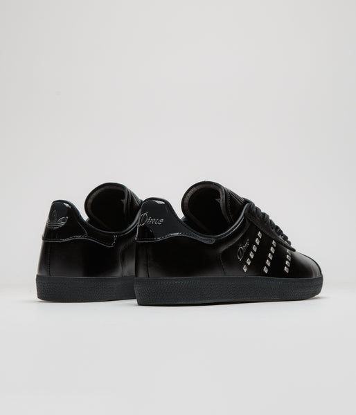 Adidas x Dime Gazelle ADV Shoes - Core Black / Silver Metallic / Carbo