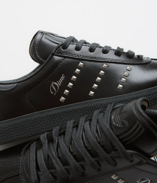 adidas gazelle silver green womens Adidas x Dime Gazelle ADV Shoes - Core Black / Silver Metallic / Carbo