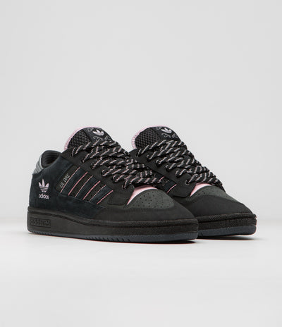 Adidas x Lil Dre Centennial 85 Low ADV Shoes - Core Black / Clear Pink / Core Black