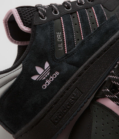 Adidas x Lil Dre Centennial 85 Low ADV Shoes - Core Black / Clear Pink / Core Black