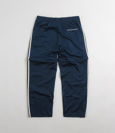 Adidas x Pop Trading Company Beckenbauer Track Pants - Collegiate Navy / Chalk White