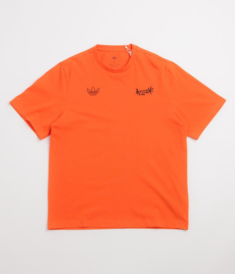 Adidas x Welcome T-Shirt - Impact Orange / Black
