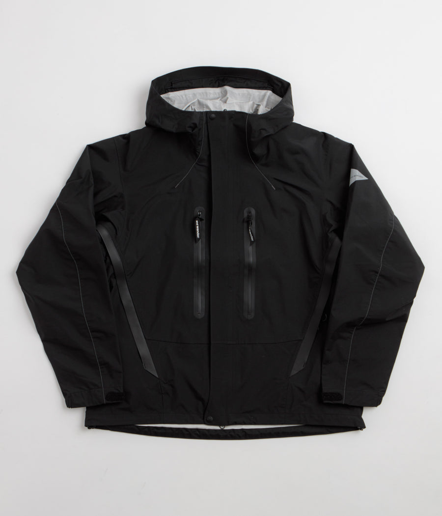 and wander 2.5L Hiker Rain Jacket - Black