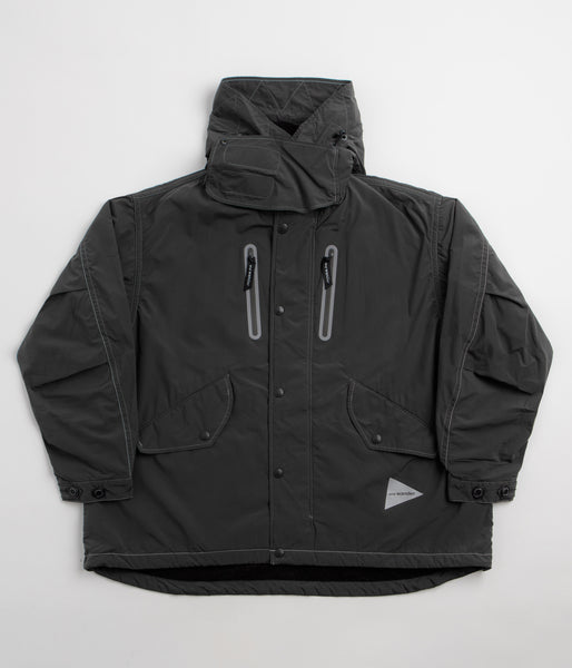 and wander Fishtail Octa Coat - Charcoal, view 2