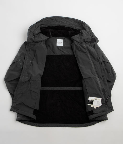 and wander Fishtail Octa Coat - Charcoal, view 3
