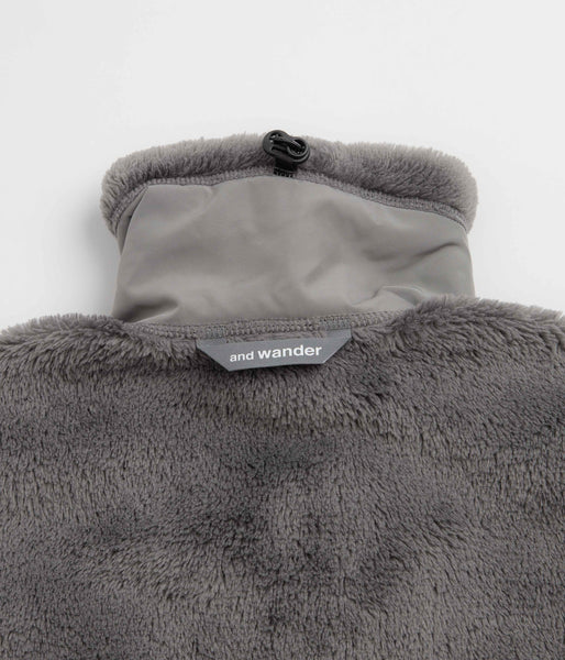 and wander High Loft Fleece Jacket - Dark Grey, view 5