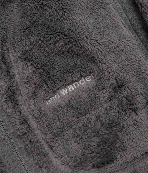 and wander High Loft Fleece Jacket - Dark Grey, view 6