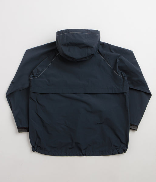 and wander Loose Fitting Rain Jacket - Dark Navy, view 4