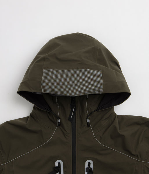 and wander Pertex Shield Rain Jacket - Khaki, view 8