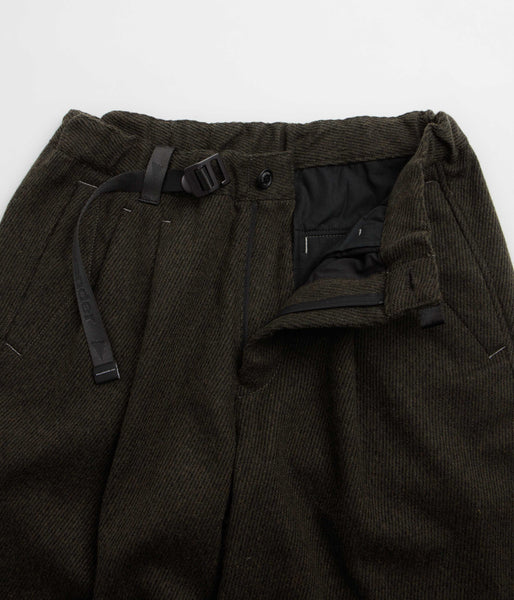 and wander Rewool Tweed Wide Pants - Khaki, view 7