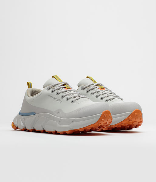 and wander Waterproof Trek Low Shoes - Off White, view 3