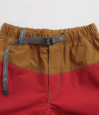 and wander Wave Shorts in Red