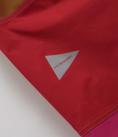 and wander Wave Shorts in Red