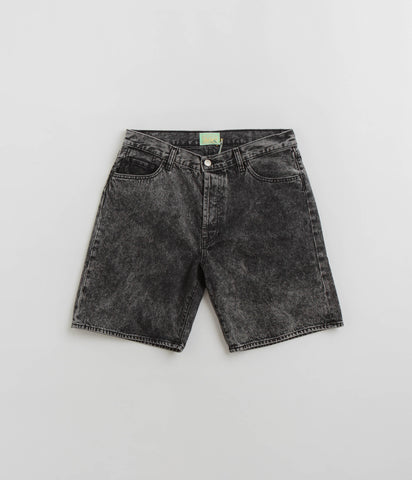 テンダーロイン　DENIM SHORTS WASH BLACK S aries-acid-wash-denim-shorts-