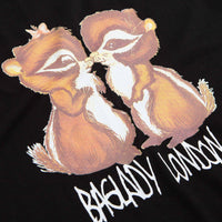 Baglady Chipmunk Love T-Shirt - Black thumbnail