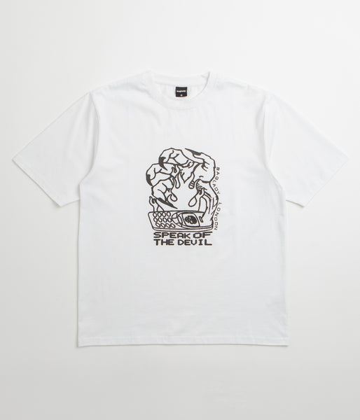 Baglady x DDF Speak Of The Devil T-Shirt - White, view 2