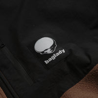 Baglady Zip Up Fleece - Tawny Brown thumbnail