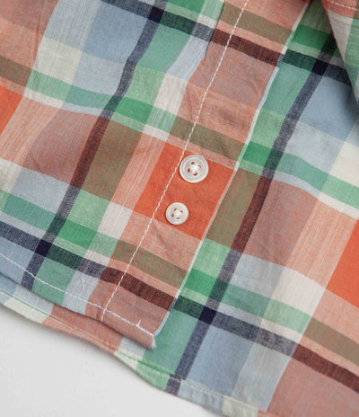 Battenwear BD Scout Shirt in Salmon Plaid