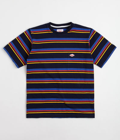 Battenwear Pocket Rugby T-Shirt in Multi Stripe