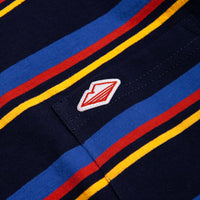 Battenwear Pocket Rugby T-Shirt in Multi Stripe thumbnail