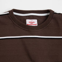 Battenwear Pocket Rugby T-Shirt in Olive Stripe thumbnail