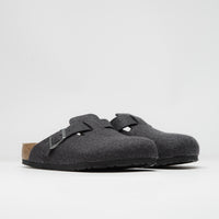 Birkenstock Boston Wool Sandals - Anthracite thumbnail