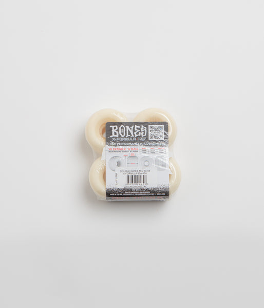Bones X-Formula 97A V8 Double Wide Wheels - White - 56mm, view 4