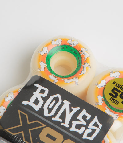 Bones X-Formula Runny Bunny 99A V6 Widecut Wheels in White and 54mm