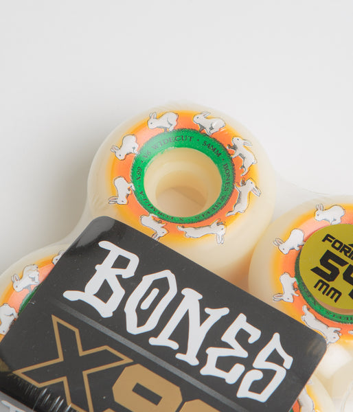 Bones X-Formula Runny Bunny 99A V6 Widecut Wheels - White - 54mm