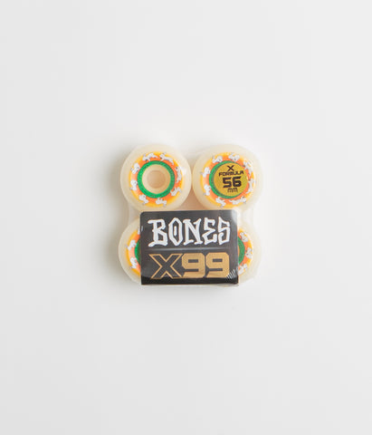 Bones X-Formula Runny Bunny 99A V6 Widecut Wheels - White