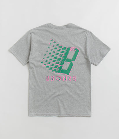 Bronze 56K B Logo T-Shirt - Heather Grey | Flatspot